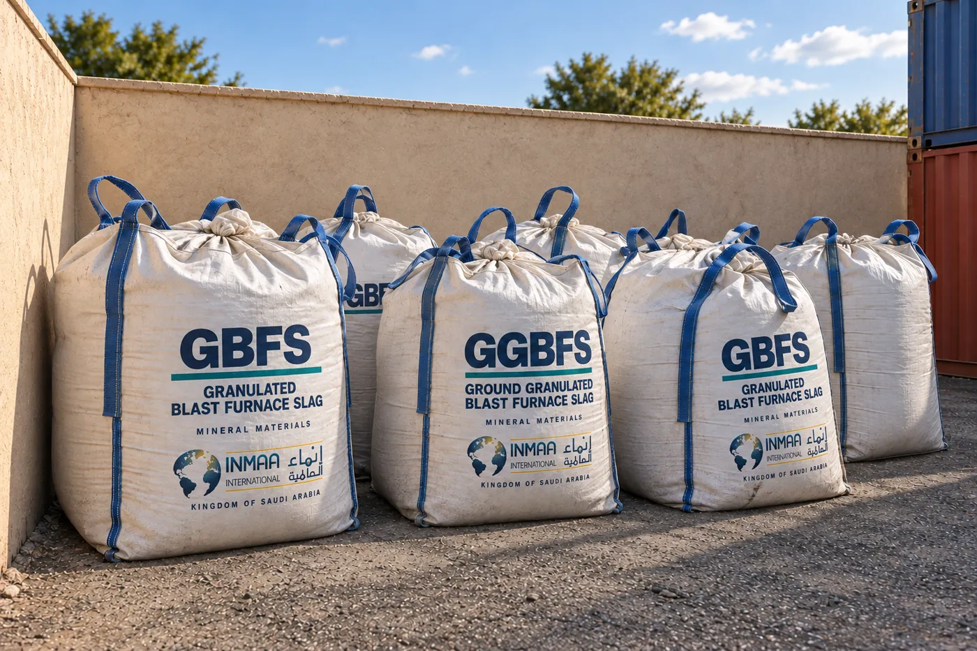 GBFS and GGBFS in jumbo bags