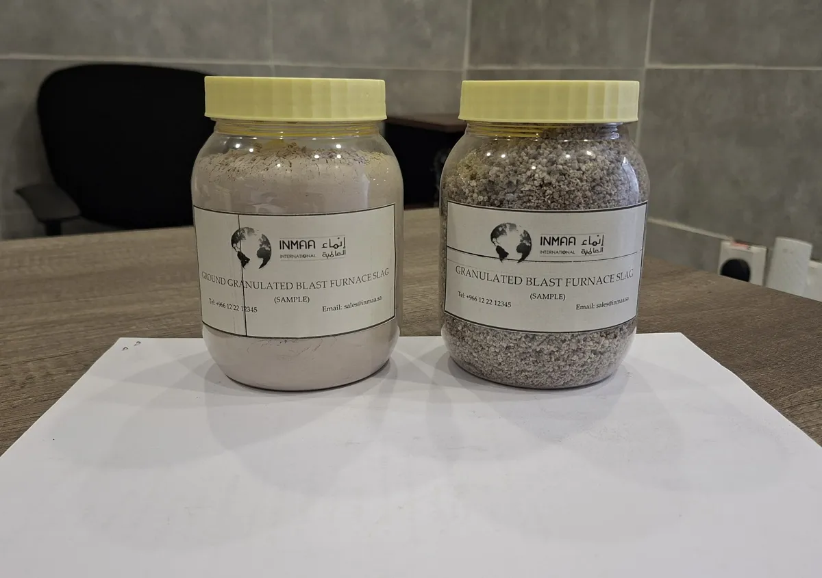 INMAA GBFS and GGBFS product samples