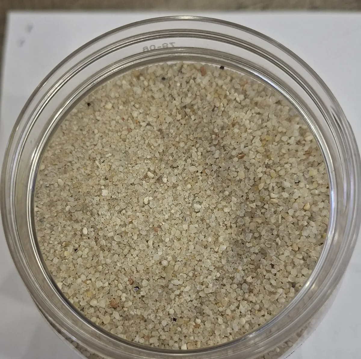 INMAA graded silica sand sample